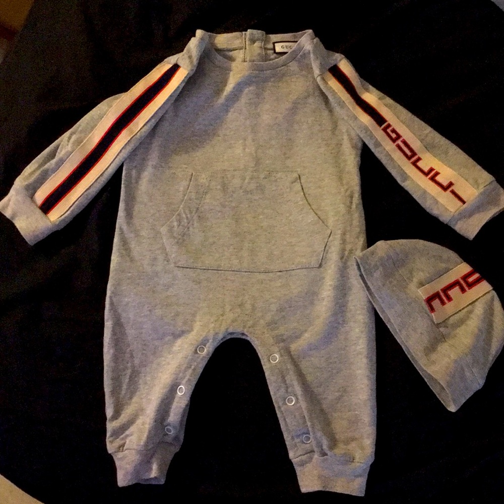 Infant Gucci onesie set